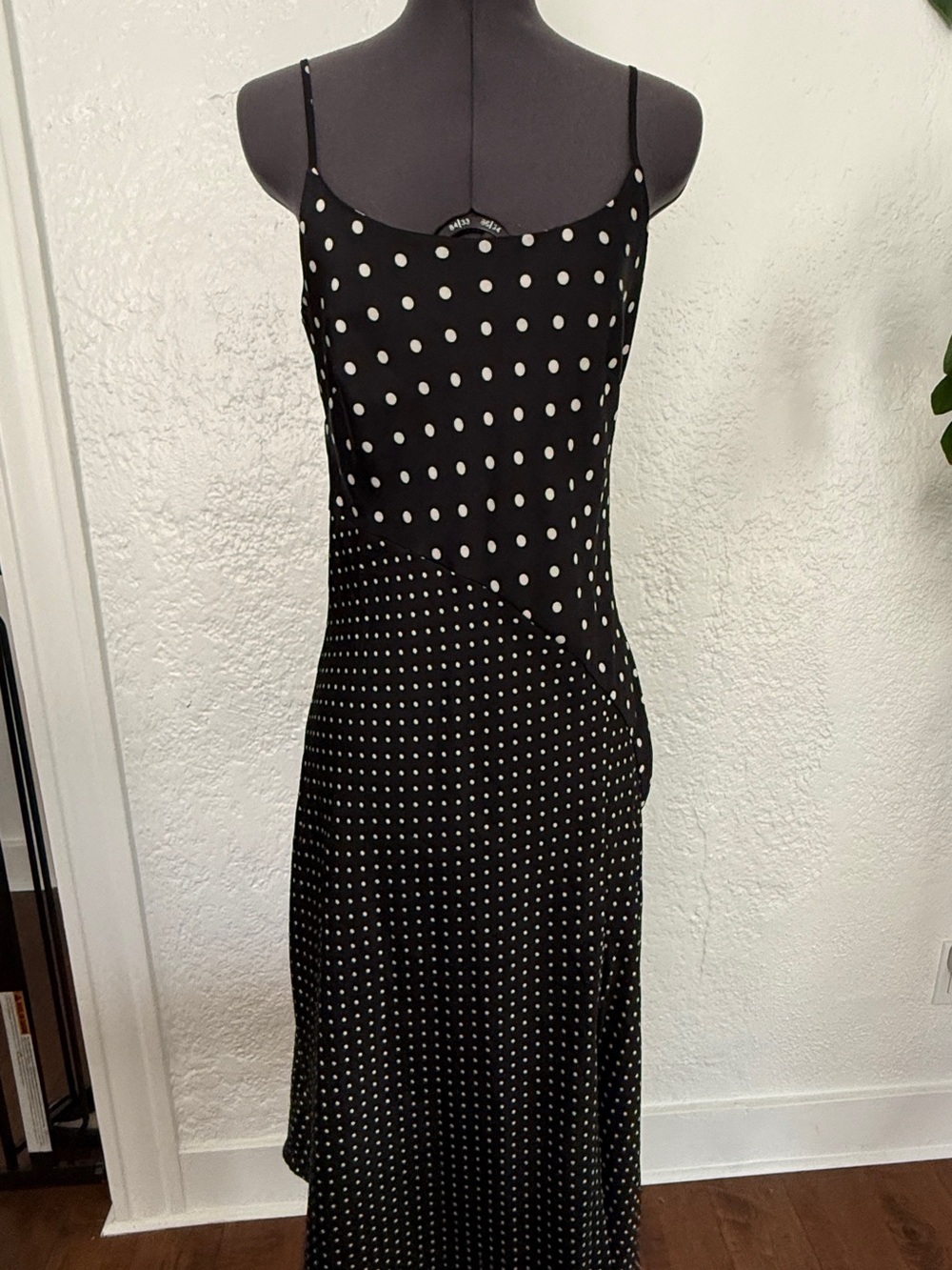 a new day Black & White Polka Dot Dress